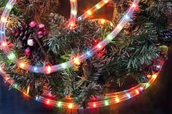 LED Schlauch im Weihnachtsbaum